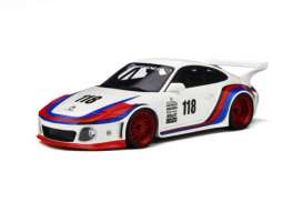 Porsche  - white/red - 1:18 - GT Spirit - GT796 - GT796 | Toms Modelautos