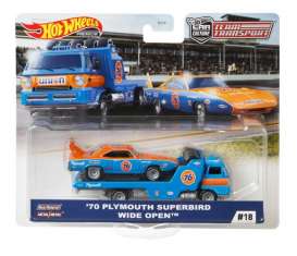 Plymouth - Superbird 1970 blue/orange - 1:64 - Hotwheels - FYT07 - hwmvFYT07 | Toms Modelautos Plymouth - Superbird 1970 blue/orange - 1:64 - Hotwheels - FYT07 - hwmvFYT07 | Toms Modelautos