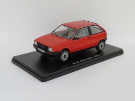 Seat  - 1984 red - 1:24 - Magazine Models - 24seatIbiza - mag24seatIbiza | Toms Modelautos