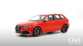 Audi  - RS3 red - 1:18 - DNA - DNA000056 - DNA000056 | Toms Modelautos