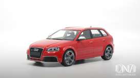 Audi  - RS3 red - 1:18 - DNA - DNA000042 - DNA000042 | Toms Modelautos