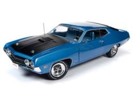 Ford  - Torino Cobra 1970 blue - 1:18 - Auto World - AMM1189 - AMM1189 | Toms Modelautos