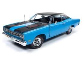 Plymouth  - Road Runner 1969 blue - 1:18 - Auto World - AMM1184 - AMM1184 | Toms Modelautos