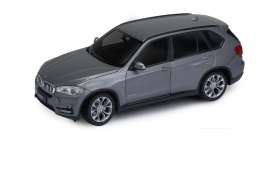 BMW  - X5 2015 grey - 1:24 - Welly - 24052gy - welly24052gy | Toms Modelautos