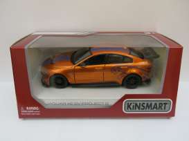 Jaguar  - XE SV Project 8 2018 orange - 1:36 - Kinsmart - 5416WF - KT5416WFo | Toms Modelautos