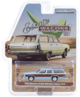 Mercury - Grand 1983 blue - 1:64 - GreenLight - 29990F - gl29990F | Toms Modelautos Mercury - Grand 1983 blue - 1:64 - GreenLight - 29990F - gl29990F | Toms Modelautos