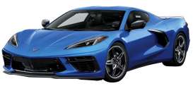 Corvette - Stingray C8 2020 blue - 1:24 - Motor Max - 79360 - mmax79360b | Toms Modelautos Corvette - Stingray C8 2020 blue - 1:24 - Motor Max - 79360 - mmax79360b | Toms Modelautos