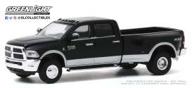 Ram  - 3500 2018 black - 1:64 - GreenLight - 46040E - gl46040E | Toms Modelautos