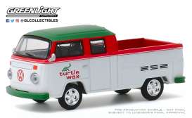 Volkswagen  - Type 2 1979 white/red/green - 1:64 - GreenLight - 35160C - gl35160C | Toms Modelautos