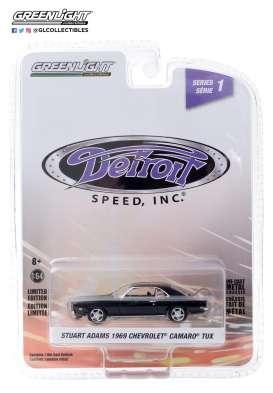 Chevrolet  - Camaro 1969 black - 1:64 - GreenLight - 39040D - gl39040D | Toms Modelautos