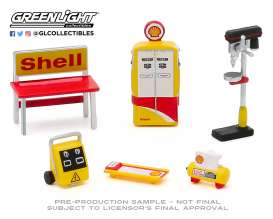 diorama Accessoires - yellow/white/red - 1:64 - GreenLight - 16060C - gl16060C | Toms Modelautos