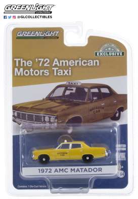 AMC  - Matador 1972 yellow - 1:64 - GreenLight - 30181 - gl30181 | Toms Modelautos