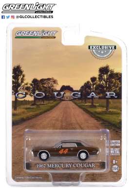 Mercury  - Cougar 1967 brown - 1:64 - GreenLight - 30183 - gl30183 | Toms Modelautos