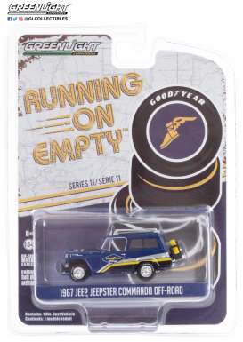 Jeep - Jeepster 1967 blue - 1:64 - GreenLight - 41110B - gl41110B | Toms Modelautos Jeep - Jeepster 1967 blue - 1:64 - GreenLight - 41110B - gl41110B | Toms Modelautos