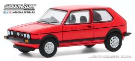 Volkswagen  - Golf GTI 1982 red - 1:64 - GreenLight - 47080B - gl47080B | Toms Modelautos