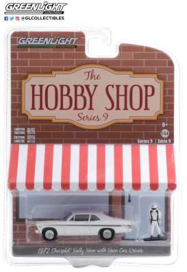 Chevrolet  - Rally Nova 1972 white/black - 1:64 - GreenLight - 97090C - gl97090C | Toms Modelautos