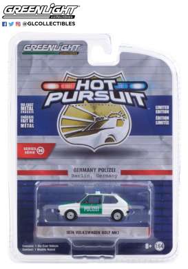 Volkswagen  - Golf Mk1 1974 white/green - 1:64 - GreenLight - 42930B - gl42930B | Toms Modelautos