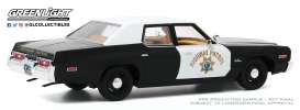 Dodge  - Monaco 1974 black/white - 1:24 - GreenLight - 85511 - gl85511 | Toms Modelautos
