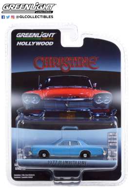 Plymouth  - Fury 1977 blue - 1:64 - GreenLight - 44900B - gl44900B | Toms Modelautos