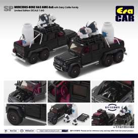 Mercedes Benz  - G63 AMG 6x6 2019 black/white - 1:64 - Era - MB196x6SP07 - Era196x6SP07 | Toms Modelautos