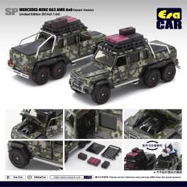 Mercedes Benz  - G63 AMG 6x6 2019 camouflage - 1:64 - Era - MB196x6SP07 - Era196x6SP08 | Toms Modelautos