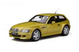 BMW  - Z3 M Coupe 3.2 1999 yellow - 1:18 - OttOmobile Miniatures - ot866 - otto866 | Toms Modelautos