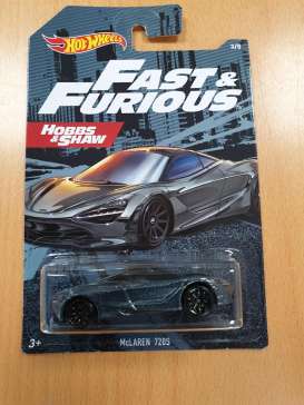 McLaren  - 720S *Hobbs & Shaw* 2018 blue metallic - 1:64 - Hotwheels - GJV59 - hwmvGJV59 | Toms Modelautos