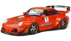 Porsche  - RWB 993 orange - 1:18 - Kyosho - KJ039 - GTS039o | Toms Modelautos