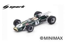 Brabham  - BT24 1966 green - 1:18 - Spark - 18s504 - spa18s504 | Toms Modelautos