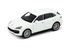 Porsche  - Cayenne Turbo 2018 white - 1:24 - Welly - 24092 - welly24092w | Toms Modelautos