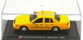 Ford  - 1992 yellow - 1:43 - Magazine Models - TX01 - magTX01 | Toms Modelautos