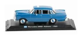 Mercedes Benz  - 200D 1965 blue - 1:43 - Magazine Models - TX15 - magTX15 | Toms Modelautos