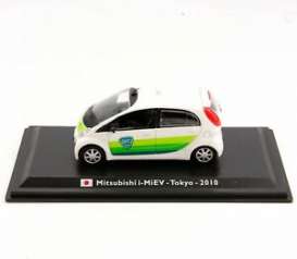 Mitsubishi  - i-MiEV 2010 white/green - 1:43 - Magazine Models - TX18 - magTX18 | Toms Modelautos