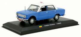 Lada  - 1200 1980 blue/white - 1:43 - Magazine Models - TX20 - magTX20 | Toms Modelautos