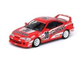 Honda  - Integra Type R 1996 red/white - 1:64 - Inno Models - in64DC2GAT - in64DC2GAT | Toms Modelautos