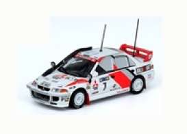 Mitsubishi  - Lancer 1996 white/red - 1:64 - Inno Models - in64EVO396SA7 - in64EVO396SA7 | Toms Modelautos