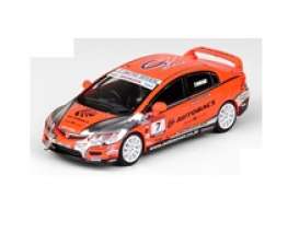 Honda  - Civic  orange - 1:64 - Inno Models - in64FD2AB - in64FD2AB | Toms Modelautos