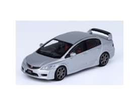 Honda  - Civic  silver - 1:64 - Inno Models - in64FD2sil - in64FD2sil | Toms Modelautos