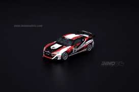 Toyota  - GT86 red/white/black - 1:64 - Inno Models - in64GT86GRST12 - in64GT86GRST12 | Toms Modelautos