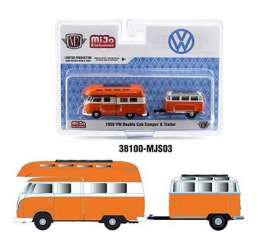 Volkswagen  - Double Cab 1959 orange/white - 1:64 - M2 Machines - 38100MJS03 - M2-38100MJS03 | Toms Modelautos