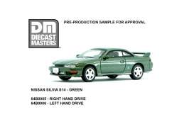Nissan  - Silvia S14 1994 green - 1:64 - BM Creations - 64B0005 - BMDM64B0005 | Toms Modelautos