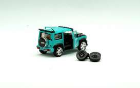 LB Works Suzuki - Jimny 2019 glitter green - 1:64 - BM Creations - 64B0073 - BM64B0073 | Toms Modelautos