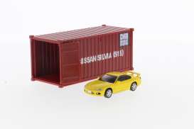 Nissan  - Silvia S15 1999 yellow - 1:64 - BM Creations - 64B0009 - BMDM64B0009 | Toms Modelautos