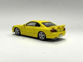 Nissan  - Silvia S15 1999 yellow - 1:64 - BM Creations - 64B0009 - BMDM64B0009 | Toms Modelautos