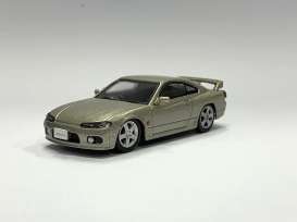 Nissan  - Silvia S15 1999 silver - 1:64 - BM Creations - 64B0011 - BMDM64B0011 | Toms Modelautos