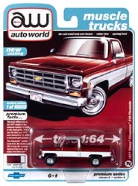 Chevrolet - Bonanza 10 Truck 1977 red/white - 1:64 - Auto World - SP038B - AWSP038B | Toms Modelautos Chevrolet - Bonanza 10 Truck 1977 red/white - 1:64 - Auto World - SP038B - AWSP038B | Toms Modelautos