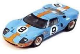 Ford  - GT40 #9 1968 blue/orange - 1:43 - Magazine Models - spalm1968 | Toms Modelautos