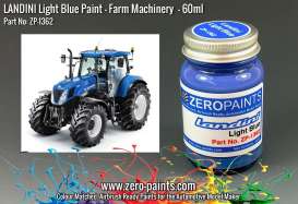 Zero Paints Paint - Landini Light Blue - Zero Paints - ZP1362 | Toms Modelautos