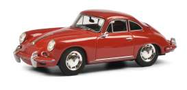 Porsche  - 356 SC red/black - 1:43 - Schuco - 8794 - schuco8794 | Toms Modelautos