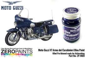 Zero Paints Paint - Moto Guzzi Blue - Zero Paints - ZP1469 | Toms Modelautos